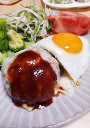☆男前豆腐とお麸で！チーズハンバーグ☆-レシピのメイン写真