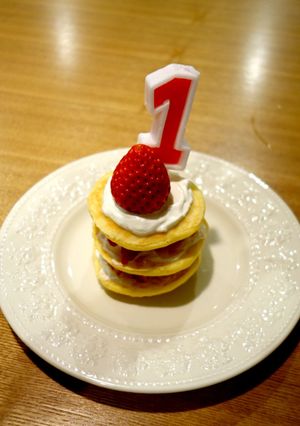 1歳の誕生日ケーキ♡-レシピのメイン写真