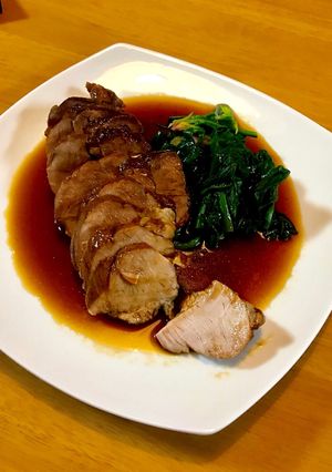 さっぱり☆豚ブロック肉のフルーツ酢煮-レシピのメイン写真