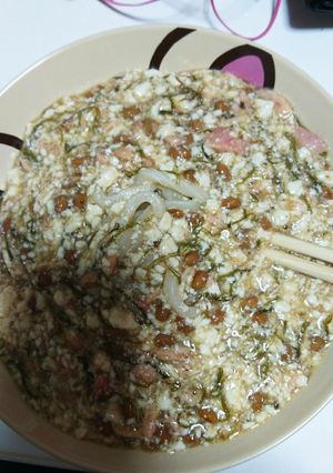 ネバネバぶっかけうどん-レシピのメイン写真