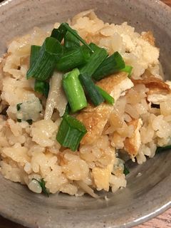 簡単&美味♪ゴボウと油揚げの炊き込みご飯-レシピのメイン写真