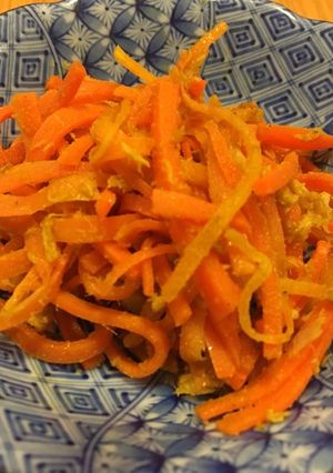 ツナ入り 人参シリシリカレー風味-レシピのメイン写真