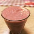 酒かす ホットいちごスムージー