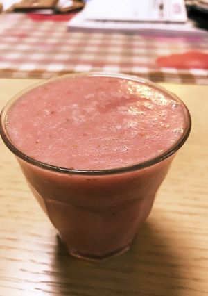 酒かす ホットいちごスムージー-レシピのメイン写真