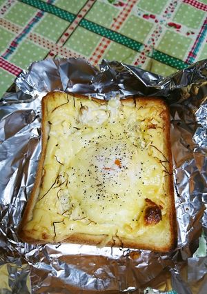 巣ごもりトースト-レシピのメイン写真