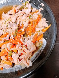 野菜たっぷりヘルシー豚こまの生姜焼き-レシピのメイン写真