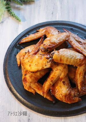 漬けて焼くだけ♪あっさり★鶏手羽先焼き-レシピのメイン写真