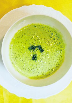 塩酒粕と豆乳で♪ふわふわ小松菜ポタージュ-レシピのメイン写真
