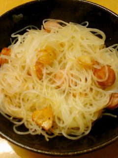 簡単昼食 ペペロンチーノ風焼きビーフン-レシピのメイン写真