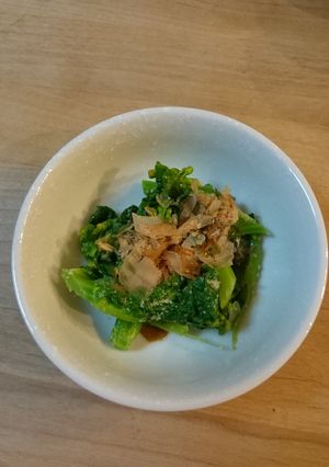 菜の花 あっさりポン酢がけ-レシピのメイン写真