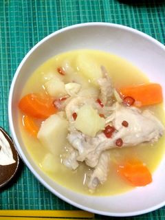 風邪に!簡単!サムゲタン風鶏とろとろ鍋♫-レシピのメイン写真