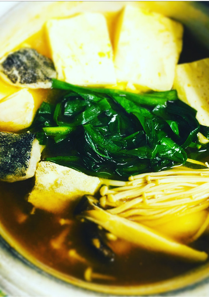 塩酒粕で♪タラと豆腐のあっさりチゲ鍋風-レシピのメイン写真
