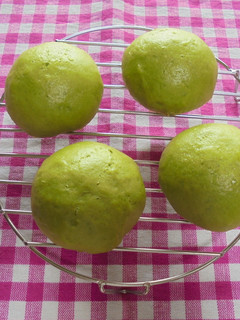 蒸したて♪抹茶まんじゅう-レシピのメイン写真