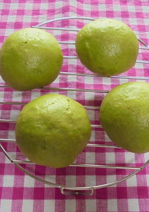 蒸したて♪抹茶まんじゅう-レシピのメイン写真