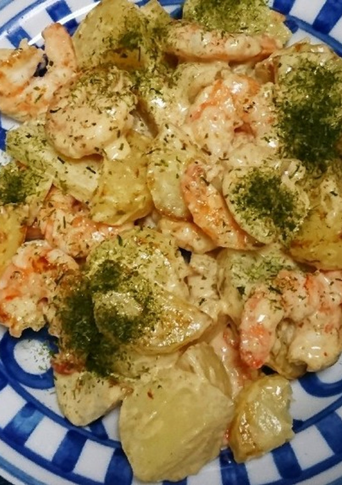 *新じゃが入り*和風エビマヨ-レシピのメイン写真