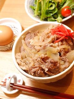 男子ウケ抜群♡吉野家風の牛丼-レシピのメイン写真
