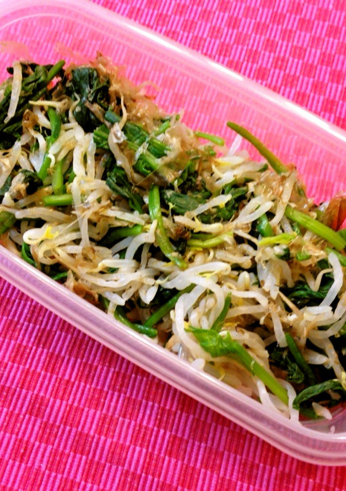 常備野菜で楽々☆ほうれん草ともやしの茹で-レシピのメイン写真
