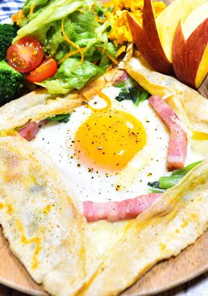 どんな具材にも合う！そば粉のガレット-レシピのメイン写真