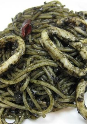 家庭でもお手軽 イカスミのパスタ-レシピのメイン写真