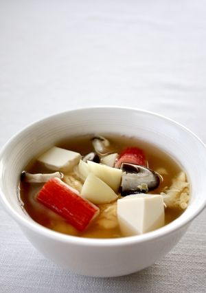 【にんにくと玉子の中華スープ】-レシピのメイン写真