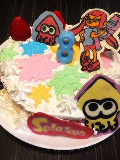 キャラケーキ☆スプラトゥーン-レシピのメイン写真