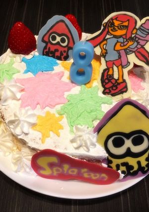 キャラケーキ☆スプラトゥーン-レシピのメイン写真