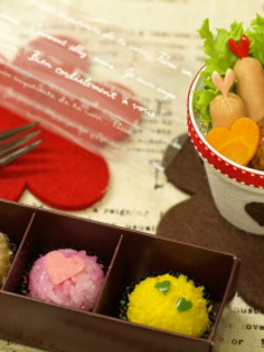バレンタインのチョコ弁当-レシピのメイン写真