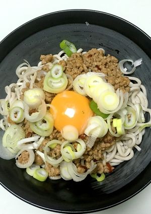 簡単☆お蕎麦アレンジ【坦々肉そば】-レシピのメイン写真