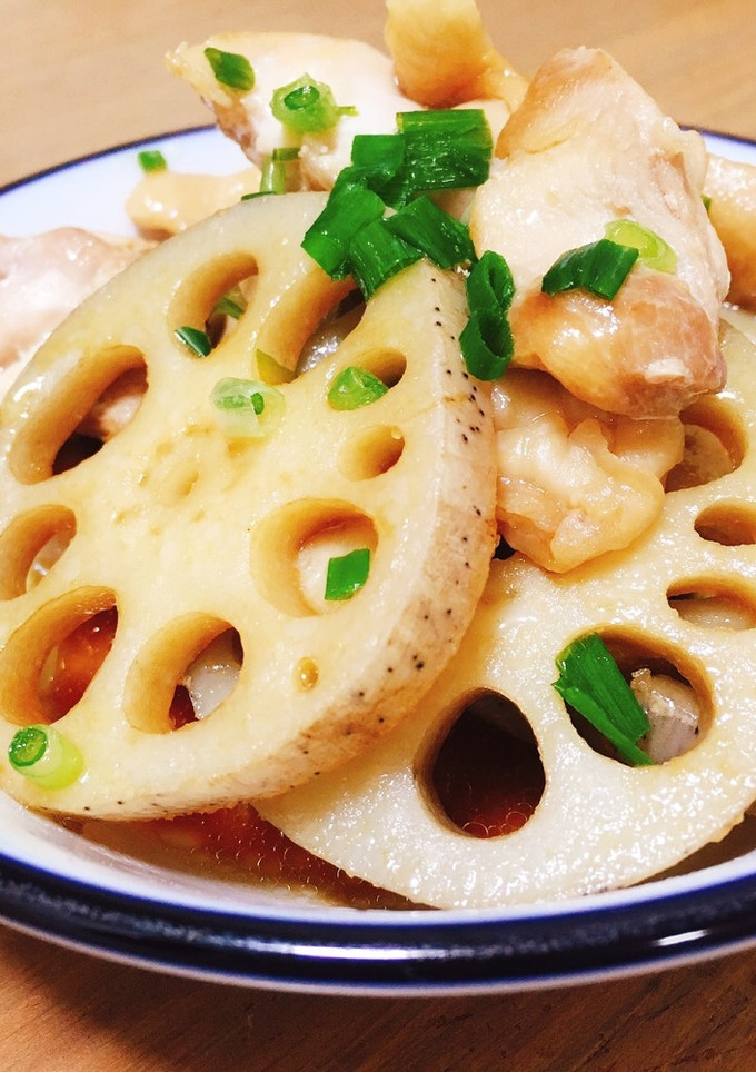 れんこんと鶏もも肉の甘辛炒め-レシピのメイン写真