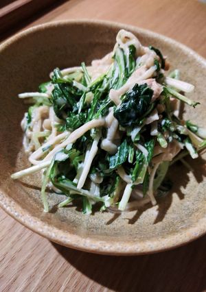 えのきと水菜のサラダ-レシピのメイン写真