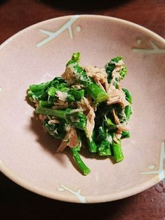 菜の花のツナマヨ和え-レシピのメイン写真