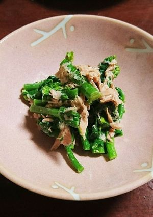 菜の花のツナマヨ和え-レシピのメイン写真