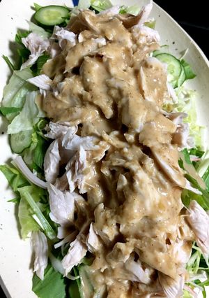 胡麻ドレで作る簡単棒棒鶏-レシピのメイン写真