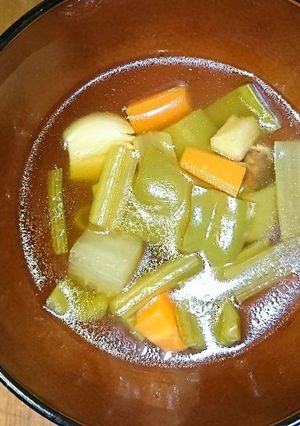 中華によく合う♪ ニンニク野菜スープ!-レシピのメイン写真