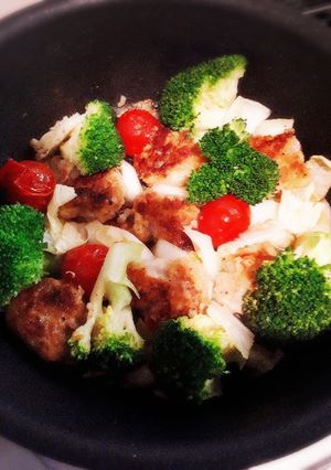 鶏肉のレモン風味野菜添え♡-レシピのメイン写真