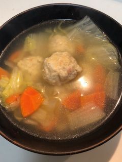 ✨旨塩❀鶏肉団子スープ✨-レシピのメイン写真