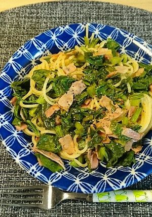 セロリの葉とポン酢のさっぱりパスタ-レシピのメイン写真