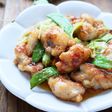 春野菜と鶏肉のピリ辛味噌炒め