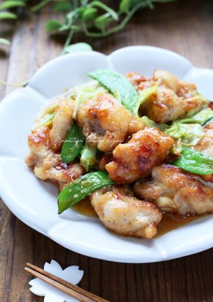 春野菜と鶏肉のピリ辛味噌炒め-レシピのメイン写真