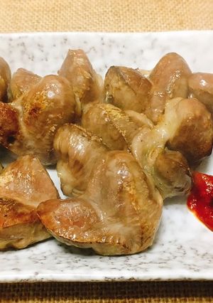 砂肝のハート塩焼き-レシピのメイン写真