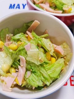 簡単☆レタスサラダ-レシピのメイン写真