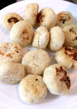 材料3つ混ぜて焼くだけヘルシーおから餅-レシピのメイン写真
