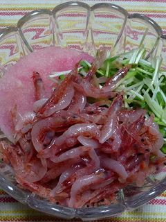 生サクラエビの梅酢おろし和え-レシピのメイン写真