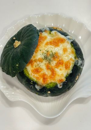 坊ちゃんかぼちゃのグラタン-レシピのメイン写真