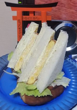 絶品！スクランブルエッグサンドイッチ-レシピのメイン写真