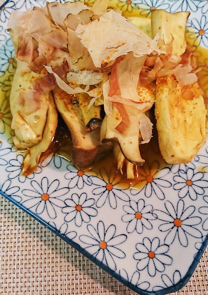 エリンギのわさび酢醤油和え-レシピのメイン写真