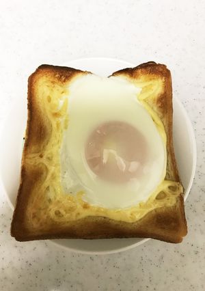 ✿時短＆簡単な目玉焼きトースト✿-レシピのメイン写真