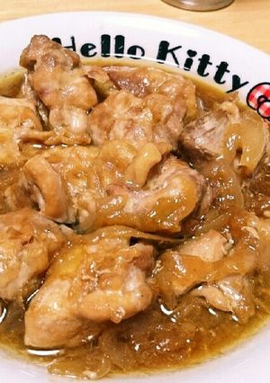 鶏肉と玉ねぎの柔らか煮-レシピのメイン写真