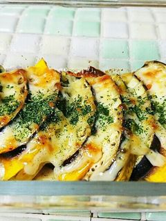 簡単☆なすとかぼちゃのマヨチーズ焼き☆-レシピのメイン写真