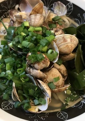 あさりたっぷり♡うどん！丸亀製麺風！-レシピのメイン写真